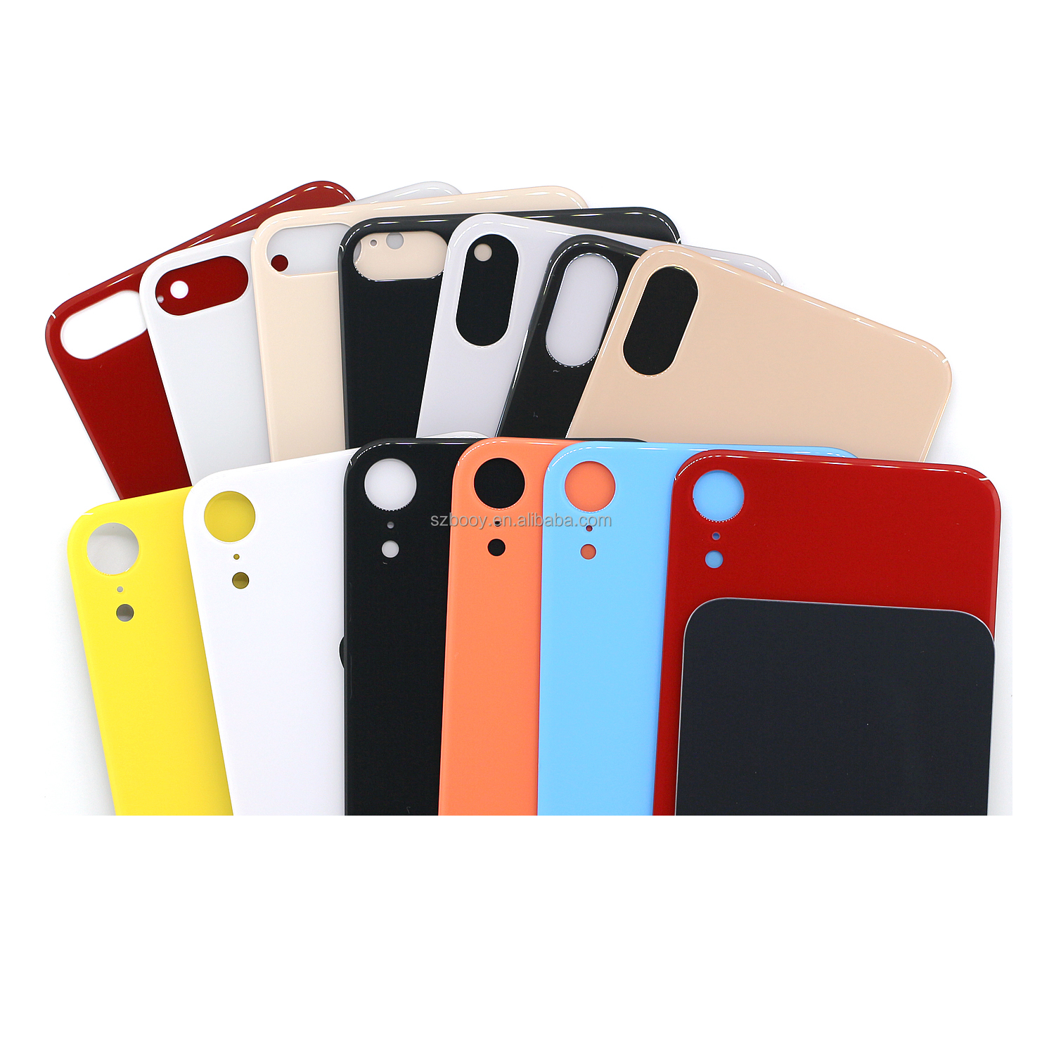 Back housing glass for iPhone 8/8plus/SE2020/XR/X/XS/XS MAX/11 pro max/12 pro max large hole