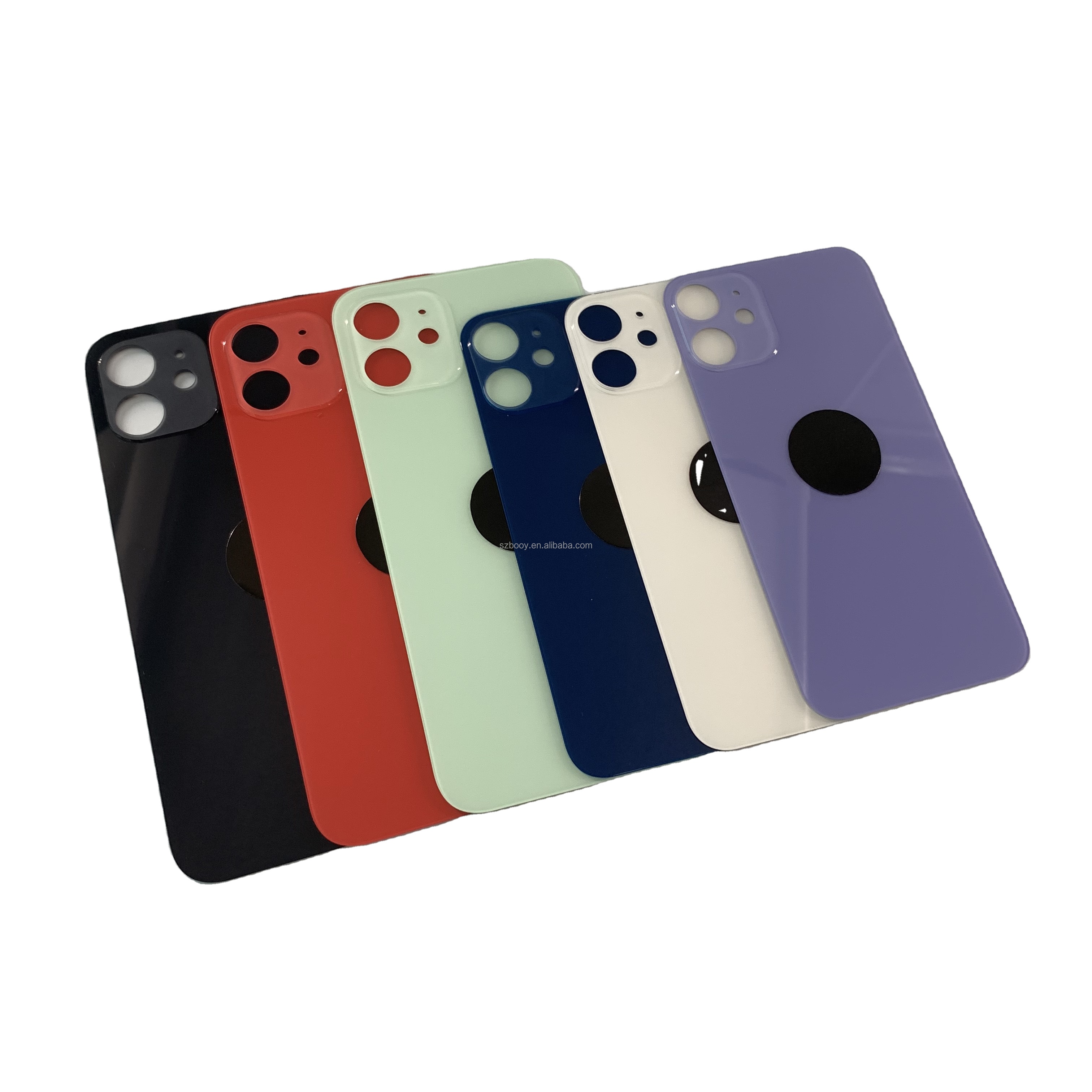 New back cover glass repair parts replace for iPhone 12 mini 12 Pro Max with big hole