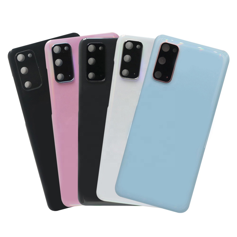 Replacement Back Rear Cover Battery Door for samsung S20 S20plus S20U for Repair Back Housing Rear Glass with Camera Lens