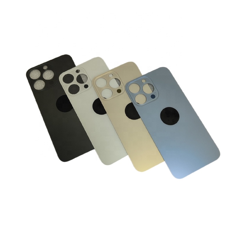 Big hole Rear Back Cover Glass Battery Door For iPhone 13 Pro large Hole Back Glass for 13 Pro Max