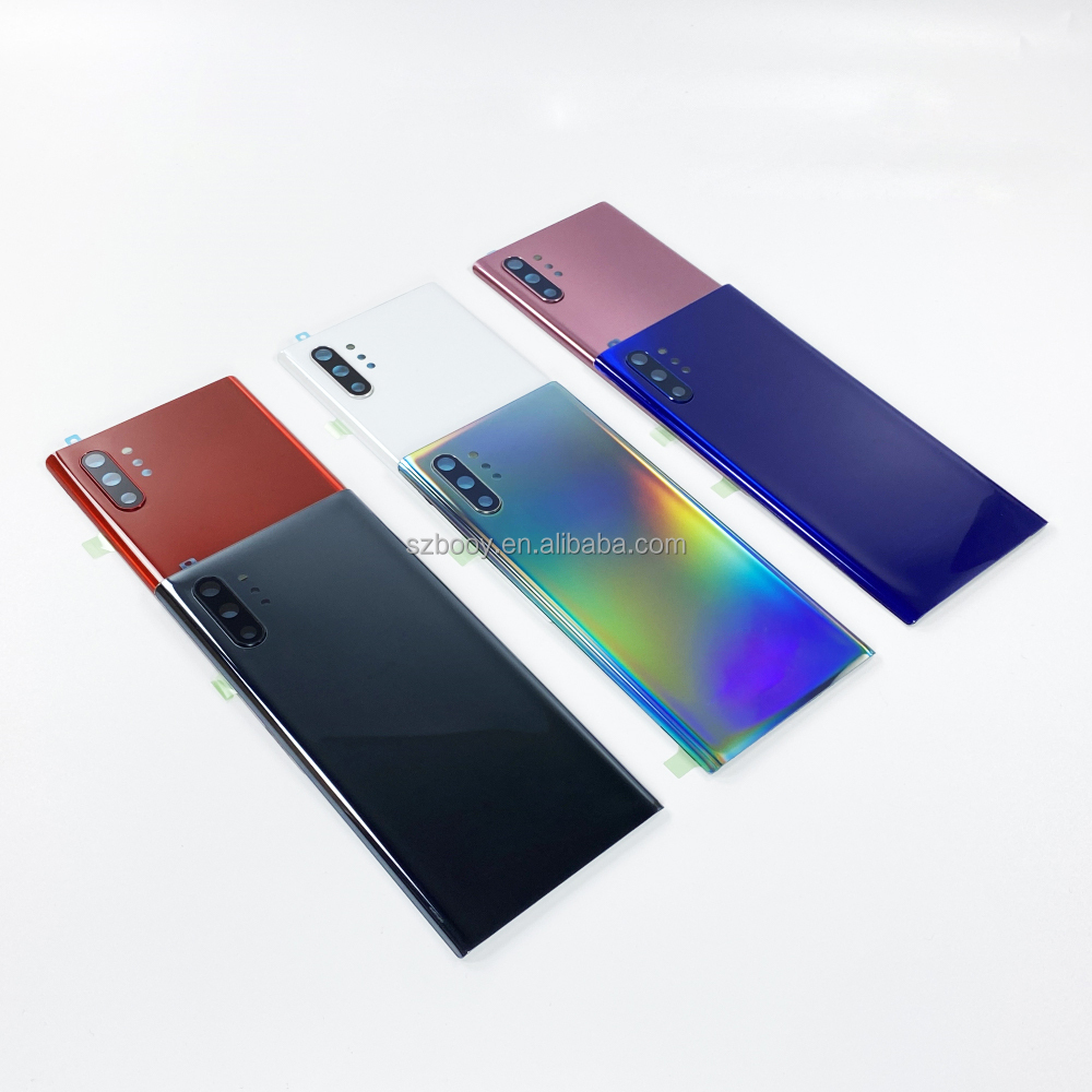 Back Cover Battery Door for SAMSUNG Galaxy Note10 N970 NOTE10+ Plus N9750 Replacement Rear Glass Case Housing Shell Camera Lens