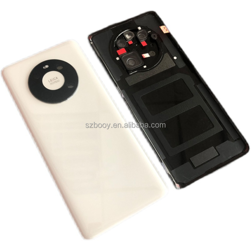 Housing Case for Huawei Mate 40/40 Pro Glass Battery Back Cover with Camera Lens Frame Rear Door Replacement