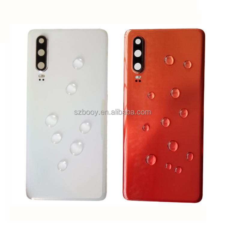 P30 Back Housing case Glasses for Huawei P30 P30 Pro Battery Cover Rear Door with Camera Lens Phone Repair Replace Case