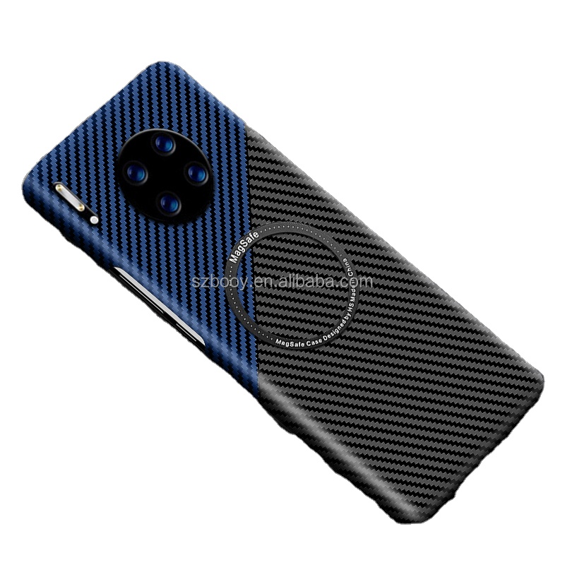 Mate 30 Pro Carbon Fiber Magnetic Phone case for Huawei Mate30 Pro Mobile Phone Cover Shockproof