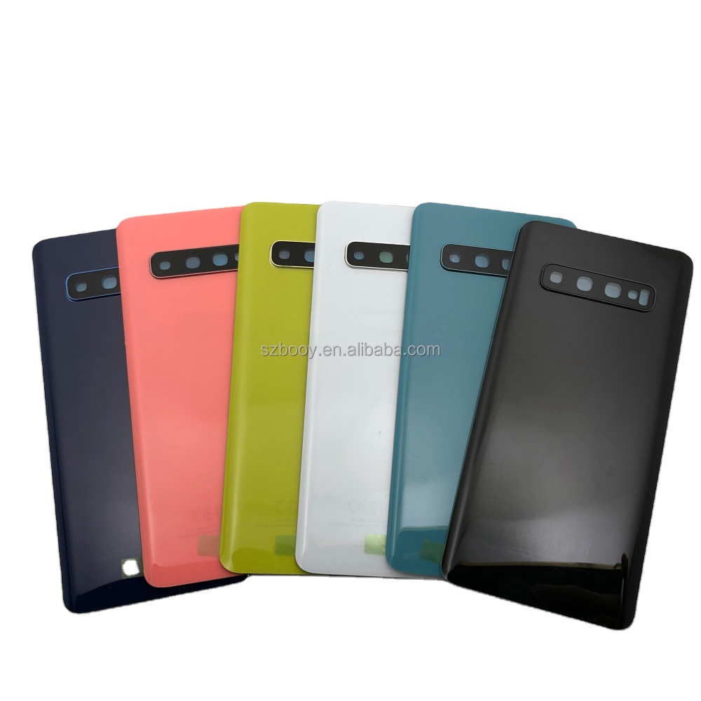 Wholesale for Samsung Galaxy S10 Back Glass Battery Cover Housing Case for Samsung Galaxy S10 S10+ S10E Phone Case Replacement