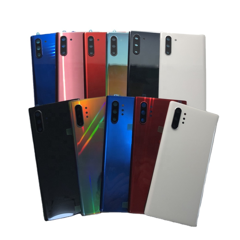 Wholesale for Samsung Galaxy Note10 Note10+ Back Glass Housing Case for Samsung Galaxy Note8 Note9 Note10 Phone Case Replace