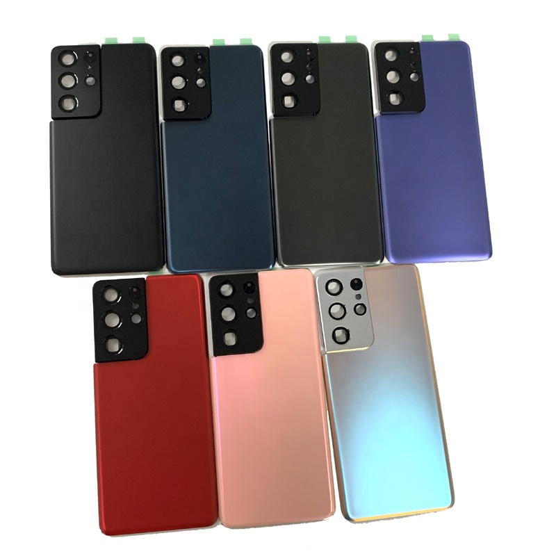S21ultra Battery Cover for Samsung Galaxy S21 S21+ S21ultra Back Housing Rear Door Glass Panel With Camera Lens