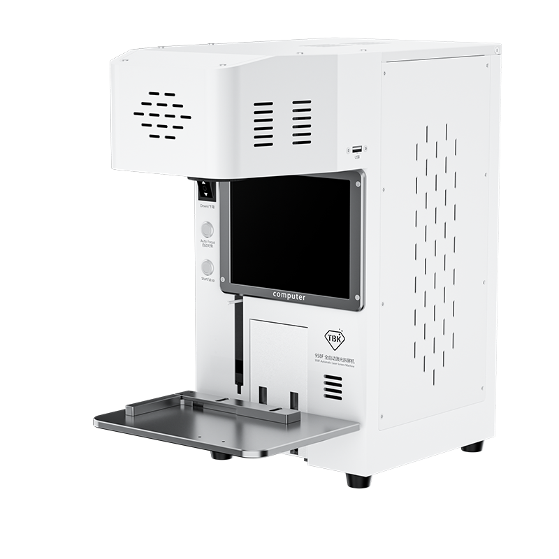 TBK-958F 20W All in One Back Glass Removal Laser Machine for iPhone 8-14 Pro Max Rear Housing Repair and Laser Marking Machine