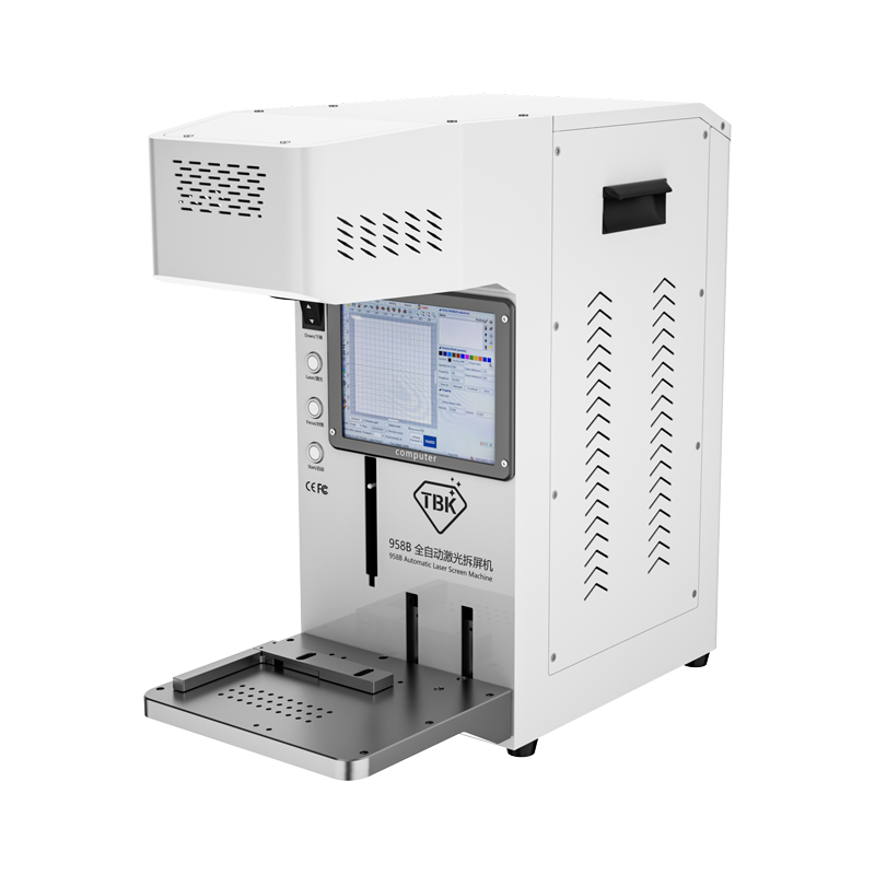 TBK 958B Laser Cutting Engraving Marking Machine for iPhone Back Glass Remover Frame Separating Machine