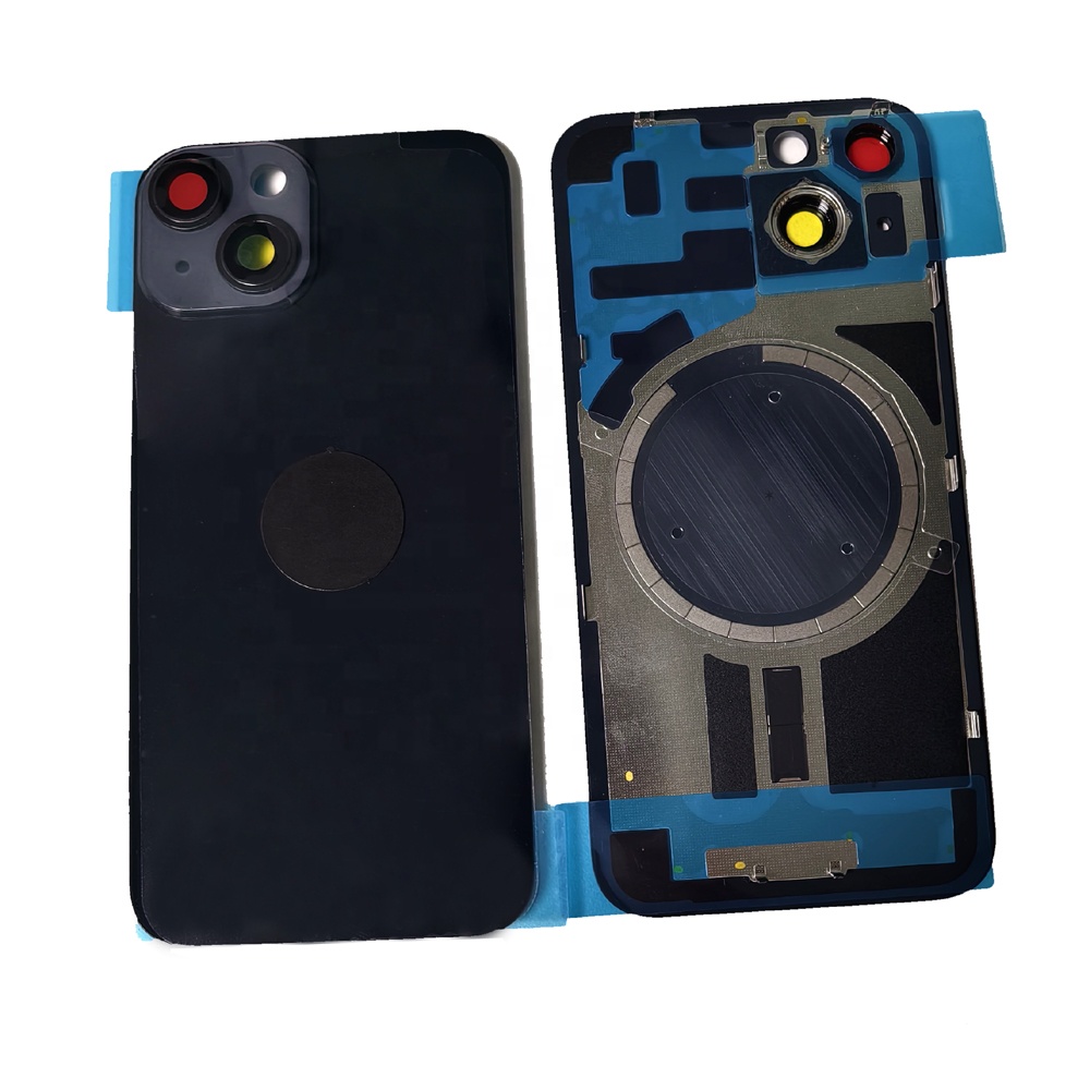 Replacement Back Glasses with Magnetic Camera Lens for iPhone 14 14plus Phone Repair Parts