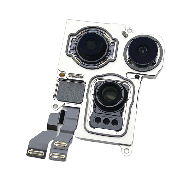 Original Rear Back Big Camera Flex for iPhone 15 Pro Max Back Camera Replacement Mobile Phone Repair Parts for iPhone 15 Promax