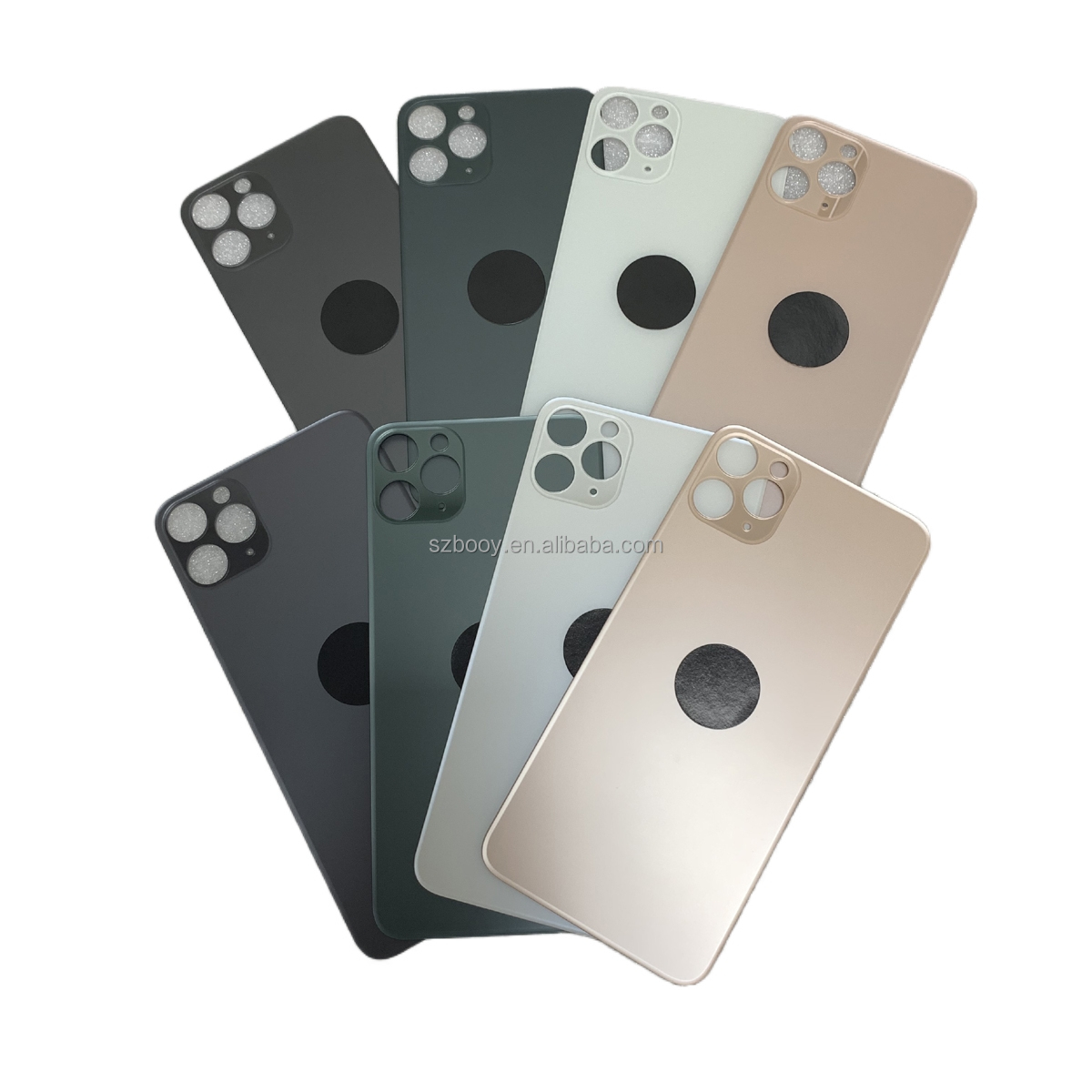 Battery Cover Rear Glass with Big Hole Design for iPhone 11Pro 11 Pro Max Large Hole Easy Replace Back Glass for iPhone 11Promax