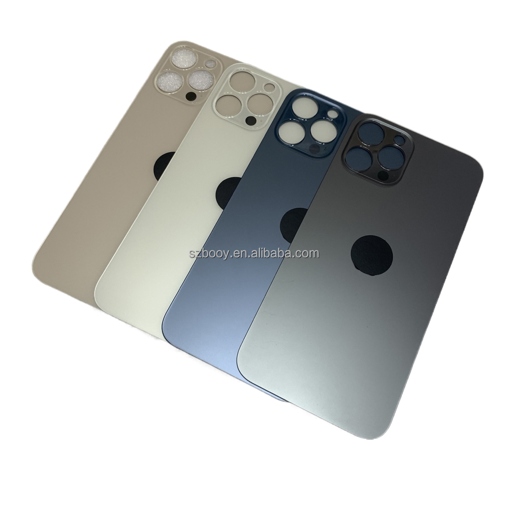 Battery Cover Rear Glass with Big Hole Design for iPhone 12Pro 12Pro Max Large Hole Easy Replace Back Glass for iPhone 12Promax