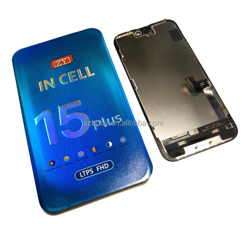 New for iPhone 15 Plus -ZY Incell FHD LCD Display Screen for iPhone X Xs Max Xr 11 12 13 Mini 14 Plus 15 Pro Max Touch Screen