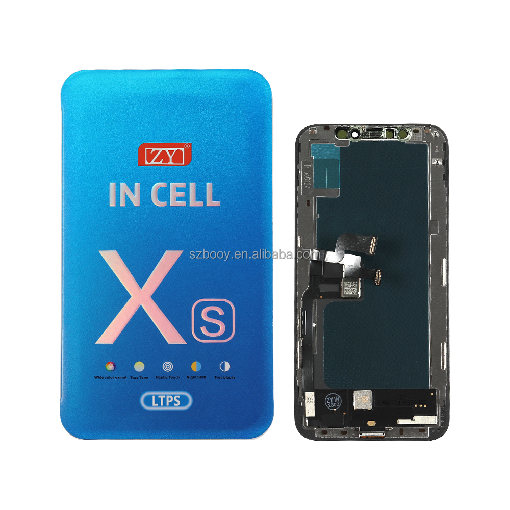 New for iPhone XS -ZY Incell FHD LCD Display Screen for iPhone X Xs Max Xr 11 12 13 Mini 14 Plus 15 Pro Max INCELL Touch Screen