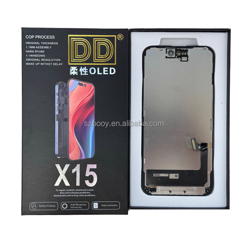 DD Soft OLED LCD Display for iPhone 13 13pro 13pro Max 14 14plus 14pro 15 15pro LCD Touch Screen Digitizer Replacement