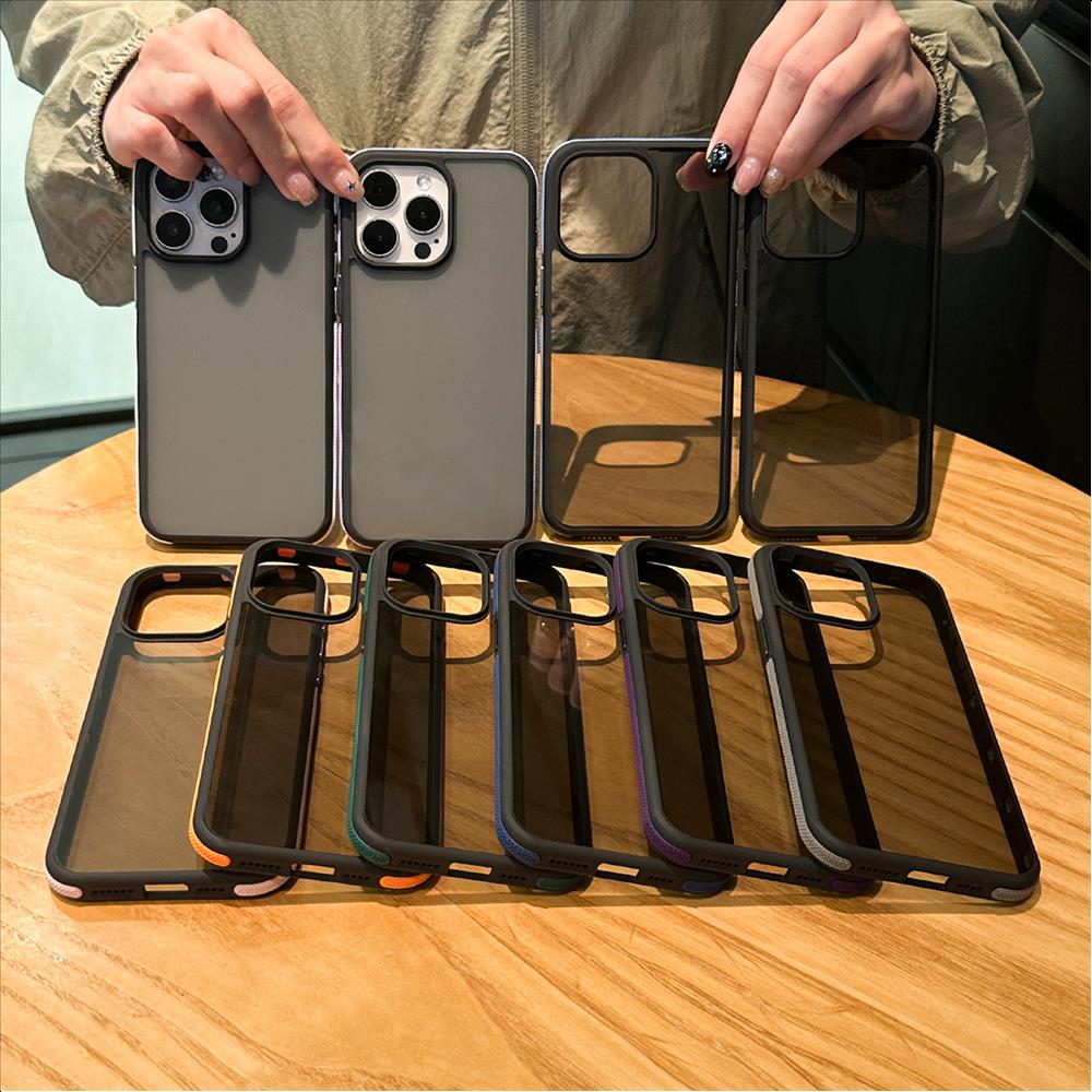 Shockproof TPU Bumper Transparent Case for iPhone 15 16 Pro Max 11 12 13 14 Plus 15 Pro Hard Clear Acrylic Back Cover case