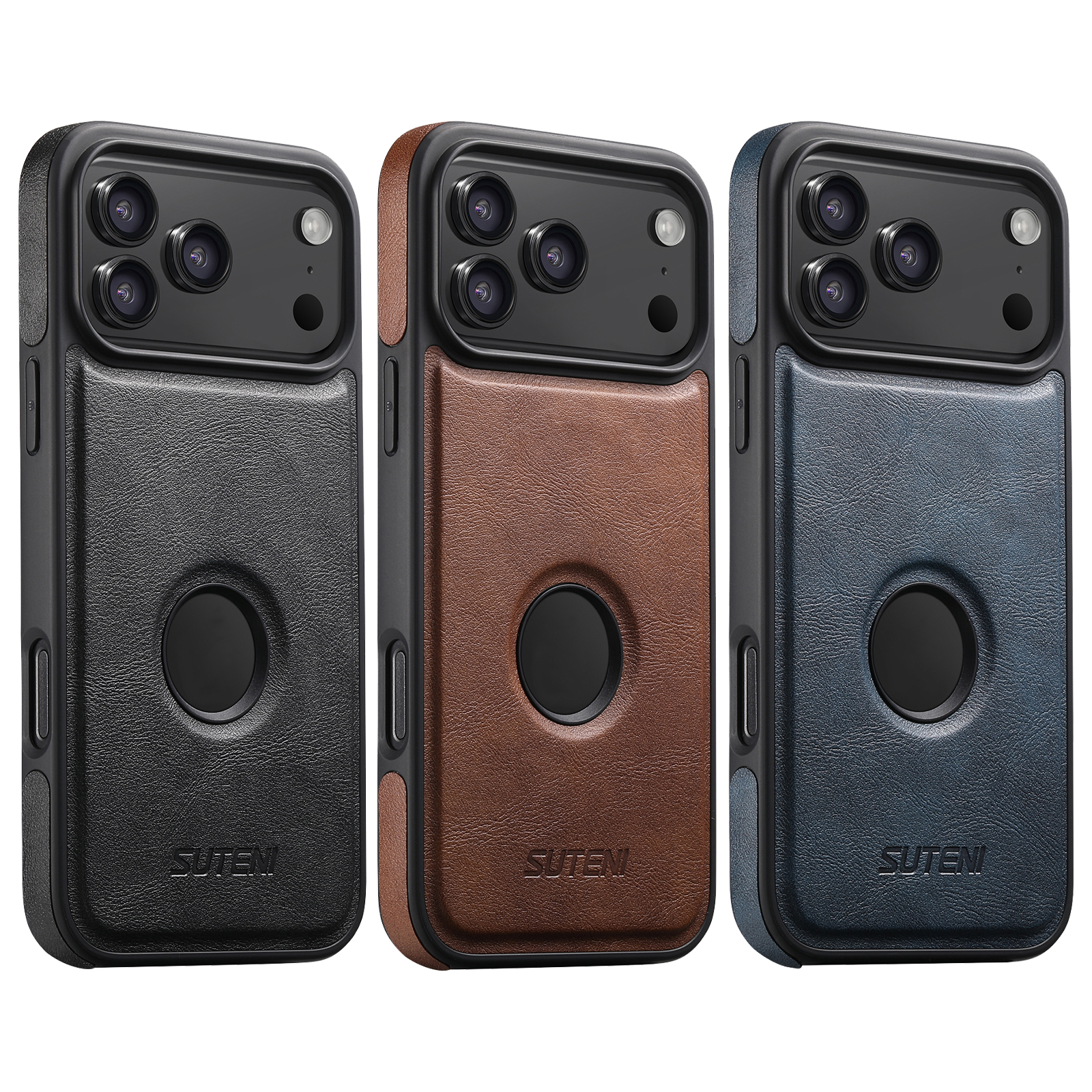 Luxury PU Leather Magnetic Wireless Charging Phone Case for iPhone 17 Pro Max 17 Air 17 17 Pro Magnetic Shockproof Cover