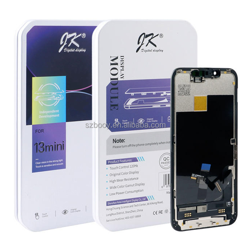 JK for iPhone 13mini 5.4" Incell OLED LCD Screen Digital Display Repair Phone Touch Screen Assembly 13 13ProMax 13PM Incell Lcd