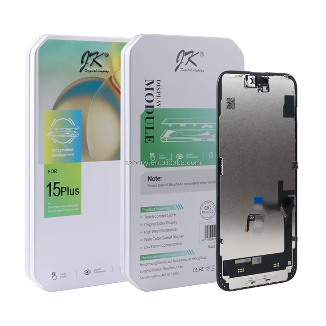 JK Incell LCD Assembly for iPhone X XS XR 11 11 Pro 12 12 Pro Max 13 Mini 14 15 15 16 Pro Max Incell LCD Display Touch Screen