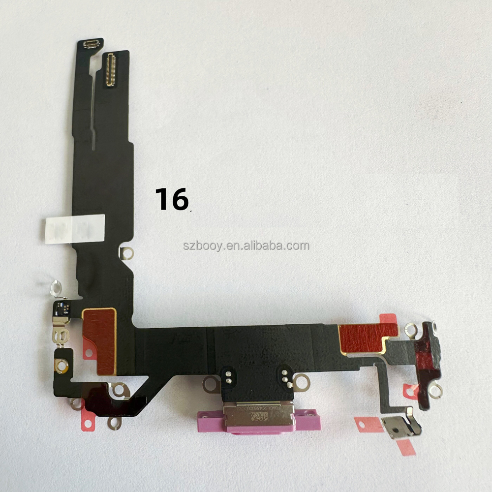 Wholesale Charger Flex for IPhone 16 16Plus 16 Pro Max Charging Port Connector Mobile Phone Flex Cables Phone Spare Parts