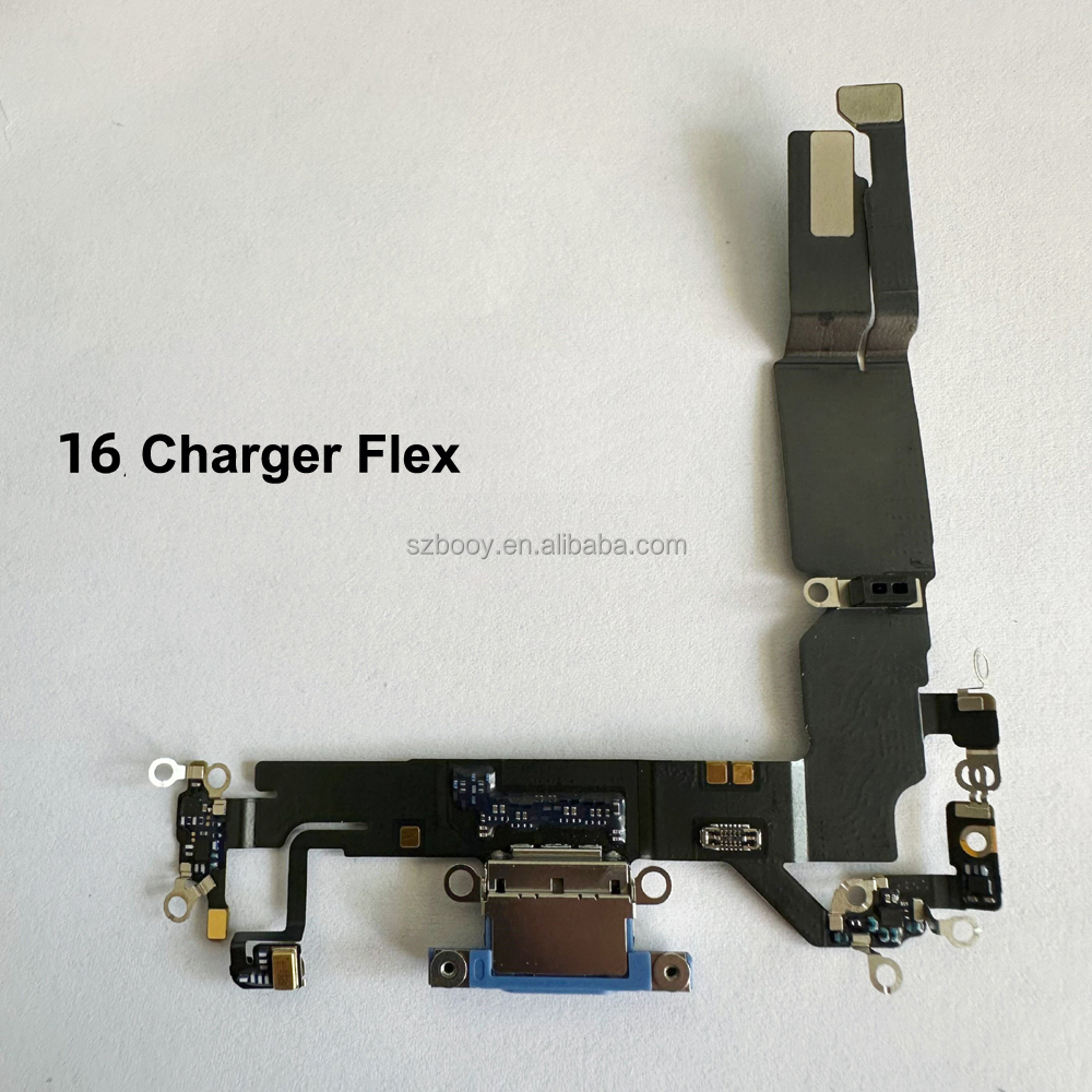 Wholesale Charger Flex for IPhone 16 Charging Port Connector Mobile Phone Flex Cables Phone Spare Parts