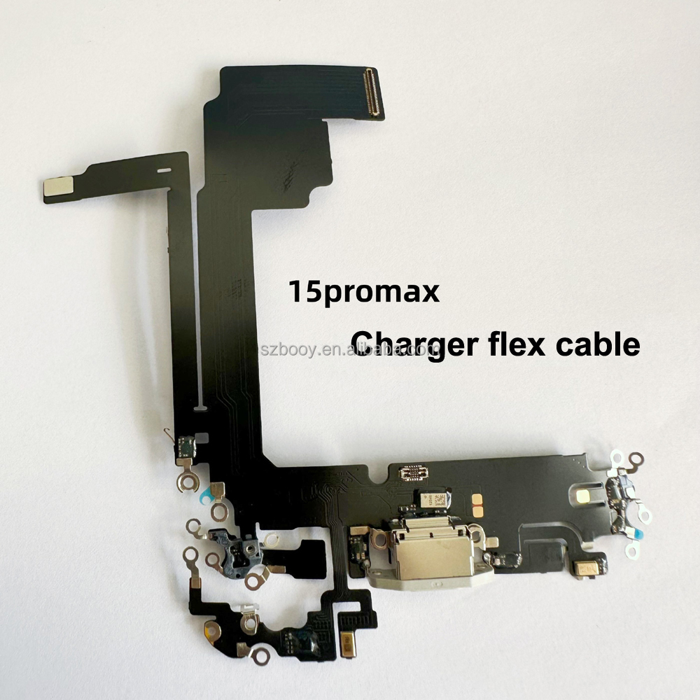 Wholesale Charger Flex for IPhone 15 Pro Max Charging Port Connector Mobile Phone Flex Cables Phone Spare Parts 15Pro Max