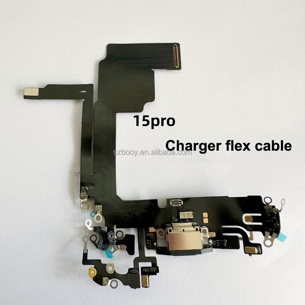 Wholesale Charger Flex for IPhone 15 Pro Charging Port Connector Mobile Phone Flex Cables Phone Spare Parts 15Pro