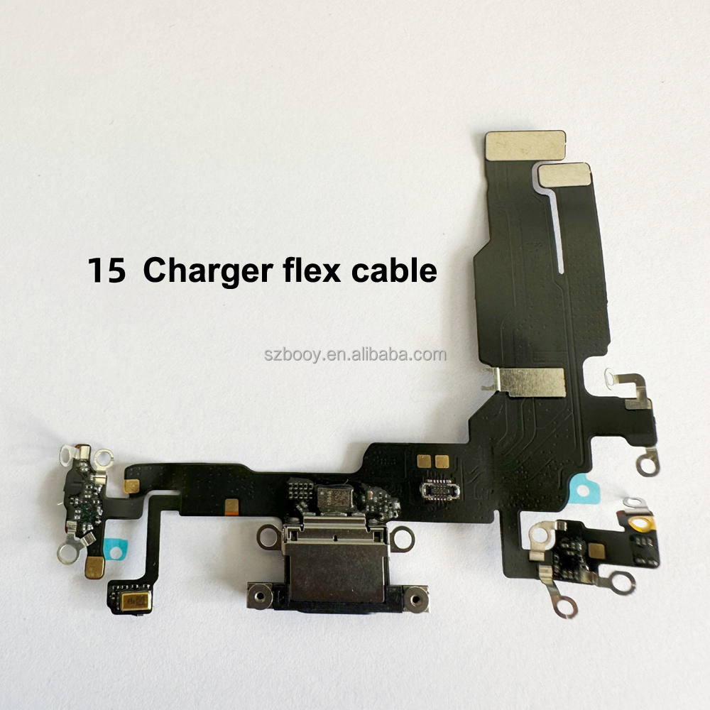 Wholesale Charger Flex for IPhone 15 Charging Port Connector Mobile Phone Flex Cables Phone Spare Parts