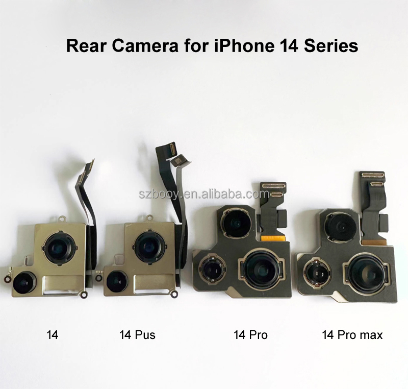 Wholesale Original Rear Camera for iPhone 14 14Plus 14pro 14Pro Max Back Camera Rear Main Lens Flex Cable Camera