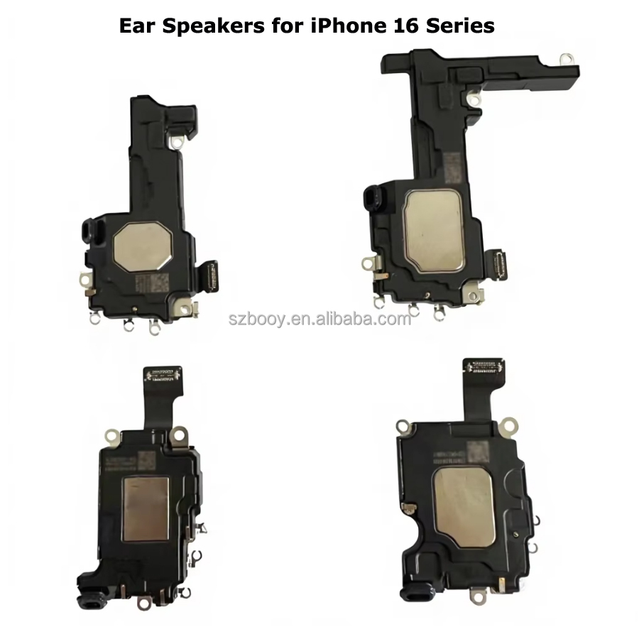 Wholesale Cell Phone Ear Speaker Earpiece for iPhone 16 16 Plus 16 Pro 16 Pro Max Earphone Flex Cable Spare Parts