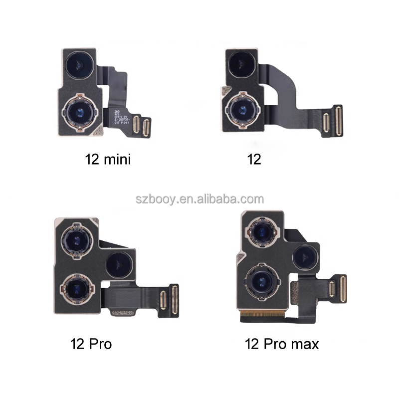 Original Rear Back Big Camera for iPhone 12 12mini 12 Pro 12Pro Max Back Camera Replacement Rear Main Lens Flex Cable for iPhone