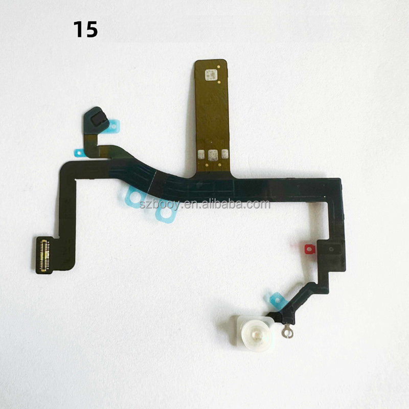 Replacement for iPhone 15 15 Plus 15 Pro 15 Pro Max Flashlight Flex Cable OEM Repair Parts