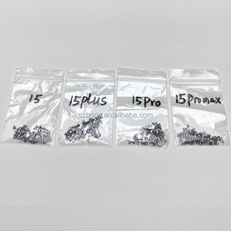 Full Set Screws for iphone 15 15Plus 15 Pro Max 16 16E 16 Plus 16Pro 16 Pro Max Mobile Phone Parts Phone Full Repair Parts