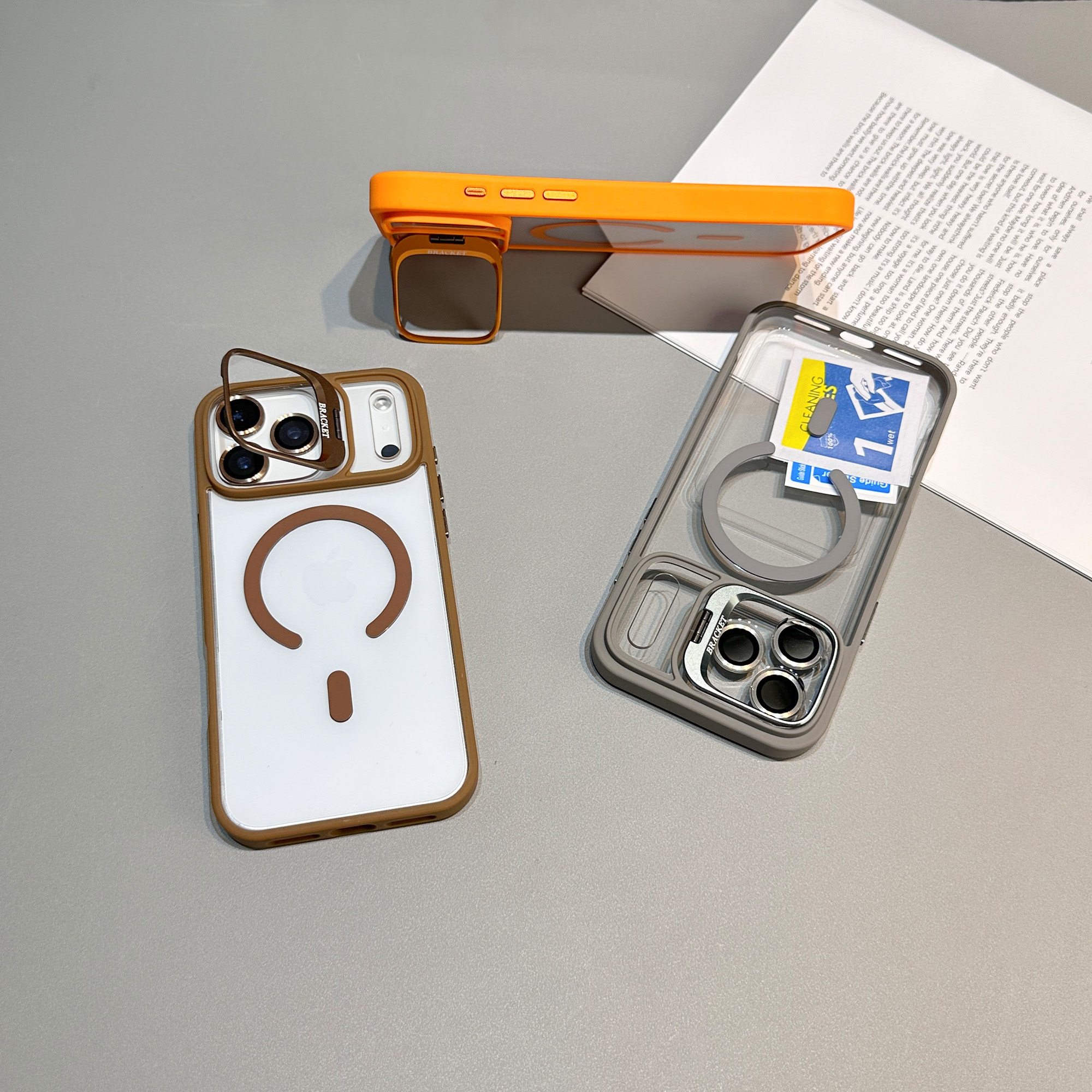 U2 Lens Stand Magnetic Cases for iPhone 11 12 13 Pro max 14 15 Plus 16 17 18 Pro max