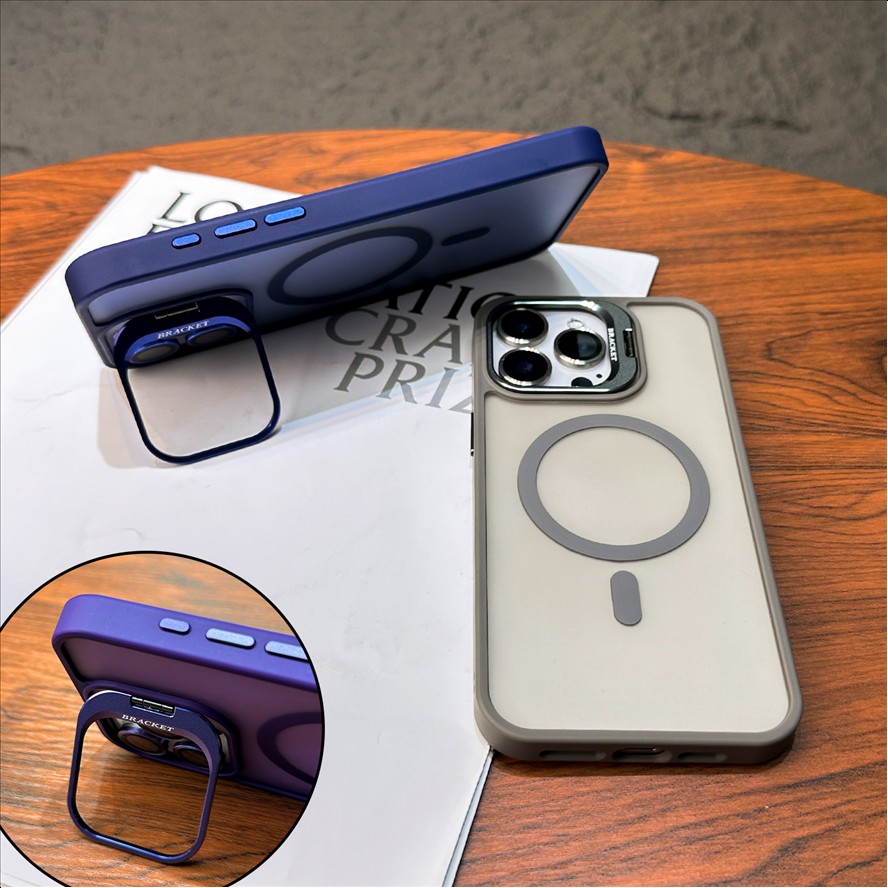 Translucent Frosted Matte Magnetic Case for iPhone 17 16 15 Pro Max, Anti-Fingerprint MagSafe Compatible Wireless Charging Cover