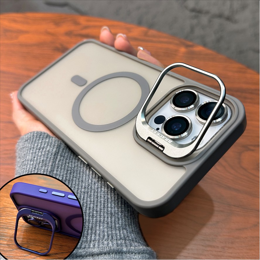 Translucent Frosted Matte Magnetic Case for iPhone 17 16 15 Pro Max, Anti-Fingerprint MagSafe Compatible Wireless Charging Cover