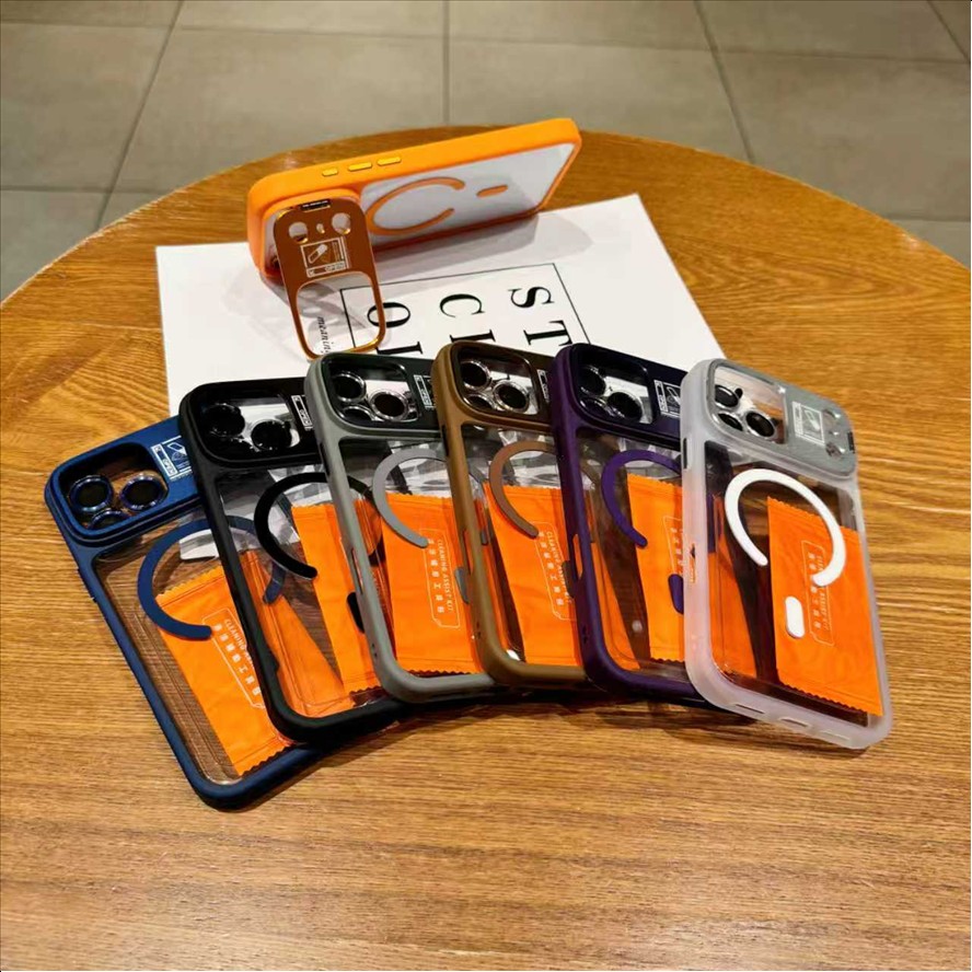 D2 Magnetic Mobile Phone Case Shockproof Shell Anti-Fall Back Cover for iphone 18 Pro max 15 16 17 Pro 11 12 13 14 Plus