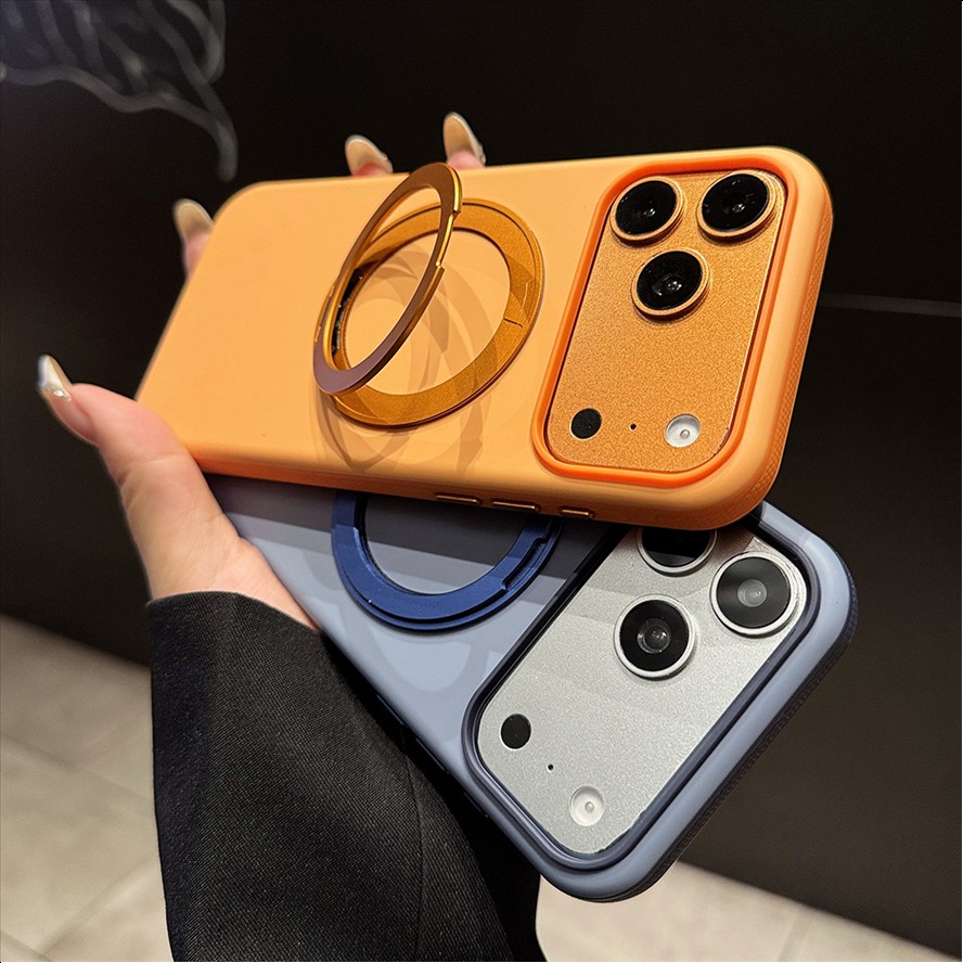 K6 Shockproof Phone Case for iPhone 18 Pro/ 17/16/15/14/13 Pro Max Military-Grade Drop Protection with Magnetic Stand Holder