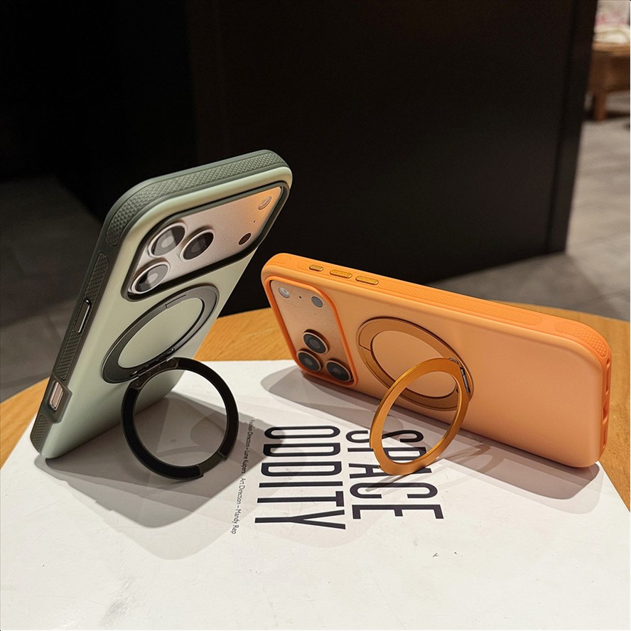 K6 Shockproof Phone Case for iPhone 18 Pro/ 17/16/15/14/13 Pro Max Military-Grade Drop Protection with Magnetic Stand Holder