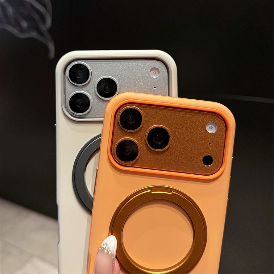 K6 Shockproof Phone Case for iPhone 18 Pro/ 17/16/15/14/13 Pro Max Military-Grade Drop Protection with Magnetic Stand Holder