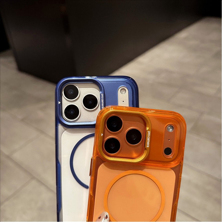 G3 Lens Slim-Waist Stand Advanced Invisible Lens Holder Magnetic transparent Phone case for iphone 17 Pro Max air 16 15 14 Plus