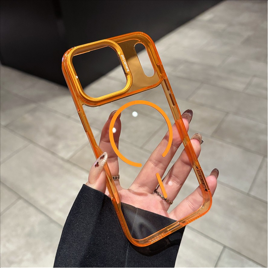 G3 Lens Slim-Waist Stand Advanced Invisible Lens Holder Magnetic transparent Phone case for iphone 17 Pro Max air 16 15 14 Plus