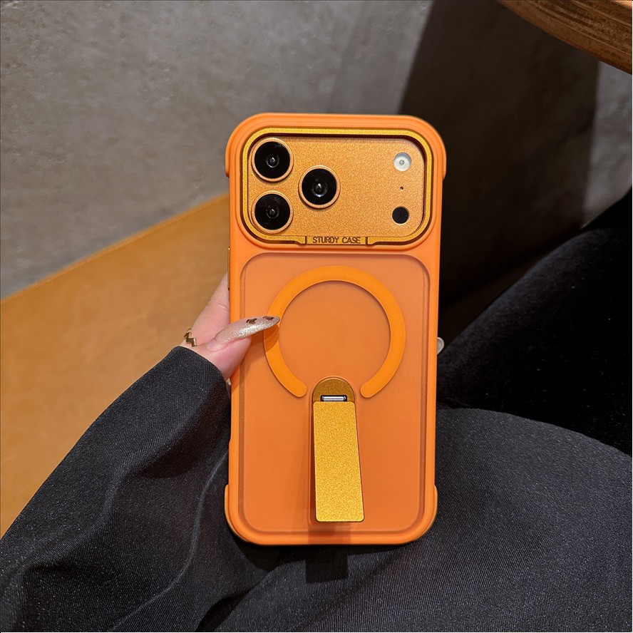 F3 New Design 360 Degree Rotatable Magnetic Ring Kickstand Hard Pc Matte Magnetic Phone case for iphone 18 Pro Max 17 16 15 14 13 12 11 Pro max