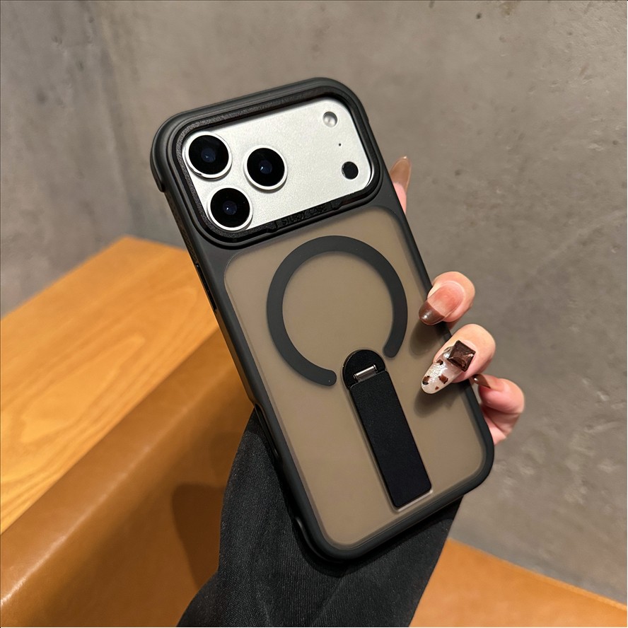 F3 New Design 360 Degree Rotatable Magnetic Ring Kickstand Hard Pc Matte Magnetic Phone case for iphone 18 Pro Max 17 16 15 14 13 12 11 Pro max