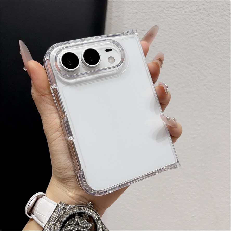 Clear Smartphone Case Anti-Yellow for iPhone 18 Duo Cover High Quality Shockproof Transparent Mobile Phone Case
