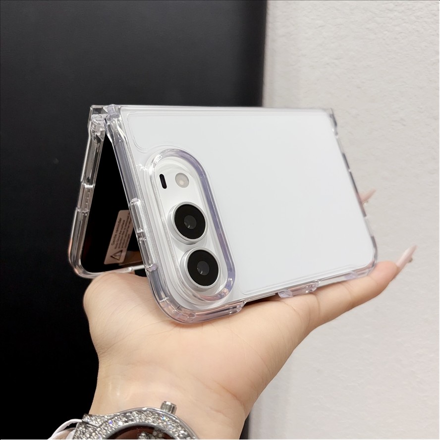 Clear Smartphone Case Anti-Yellow for iPhone 18 Duo Cover High Quality Shockproof Transparent Mobile Phone Case