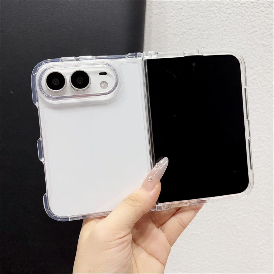 Clear Smartphone Case Anti-Yellow for iPhone 18 Duo Cover High Quality Shockproof Transparent Mobile Phone Case
