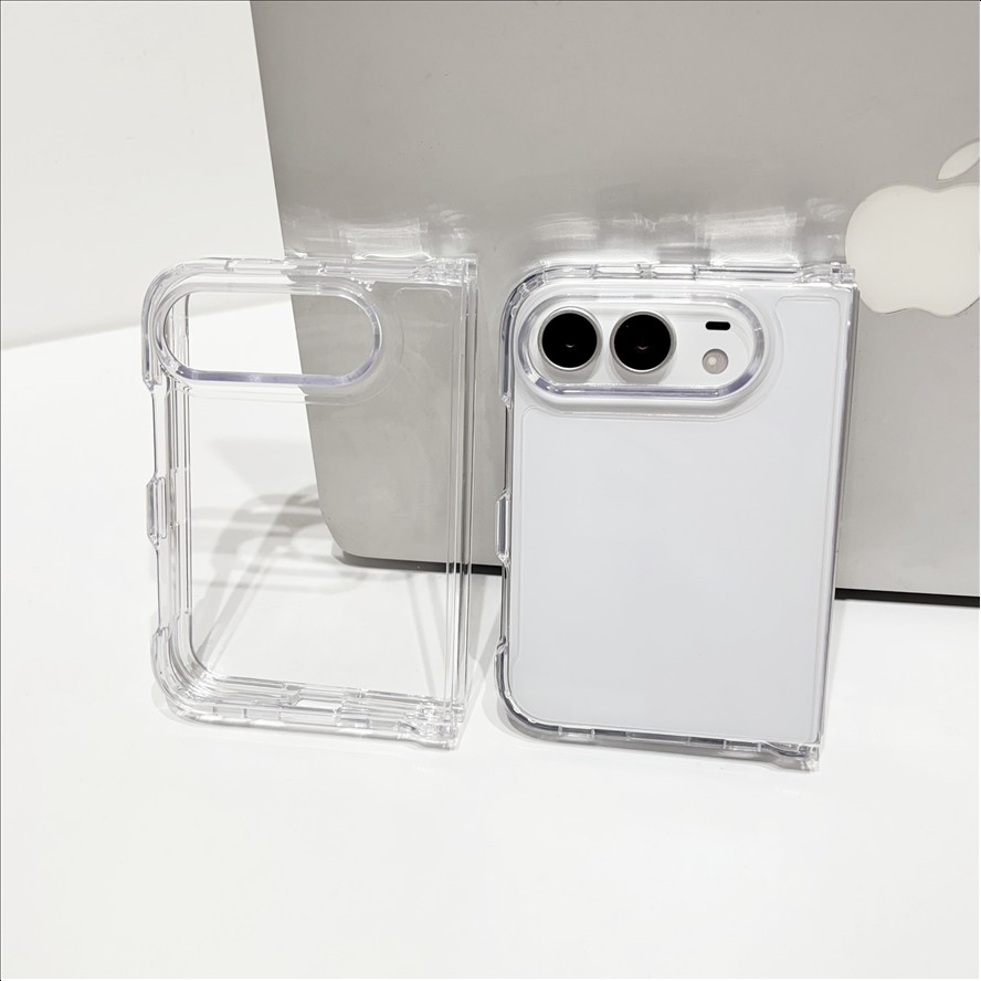 Clear Smartphone Case Anti-Yellow for iPhone 18 Duo Cover High Quality Shockproof Transparent Mobile Phone Case