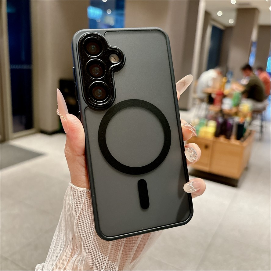 Translucent Mobile Phone Case with Magnetic Ring Skin Feeling for Samsung Galaxy S25 FE Case Custom Phone Cover